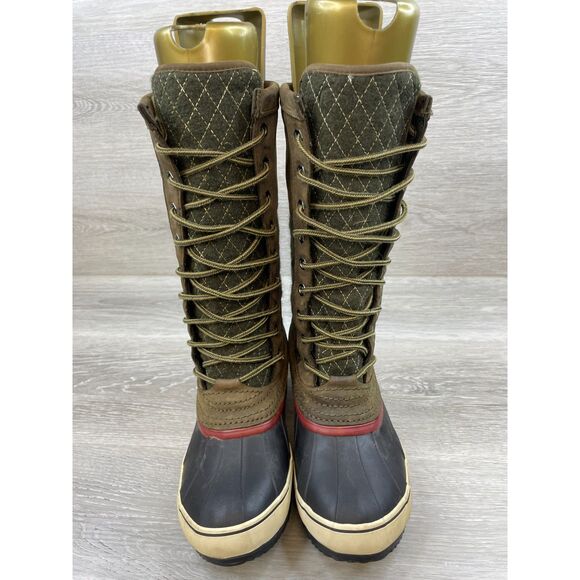 Sorel Sorelli Women's Boot Winter Snow Duck Tall Waterproof Quilted 6 Brown Shoe - Picture 2 of 11